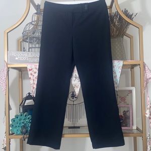 GLORIA VANDERBILT 6P Black Pants Trousers Slacks Wear to Work Fall Winter